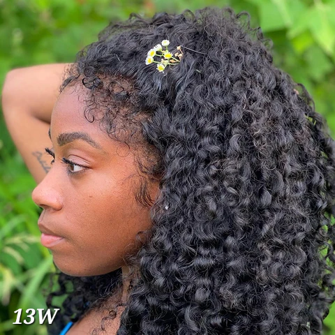 CURLY WIG WITH KINKY BABY HAIR