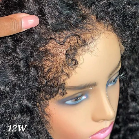 CURLY WIG WITH KINKY BABY HAIR
