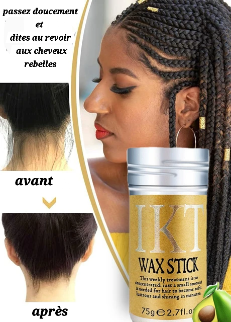 Le baton de cire pour cheveux