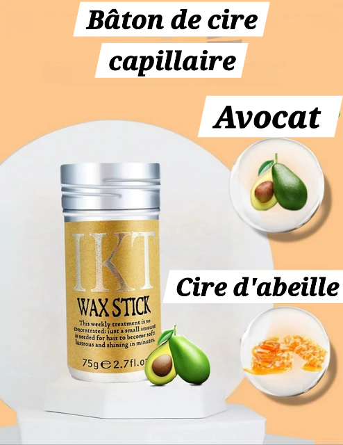Le baton de cire pour cheveux