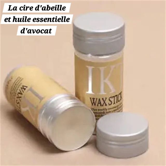 Le baton de cire pour cheveux