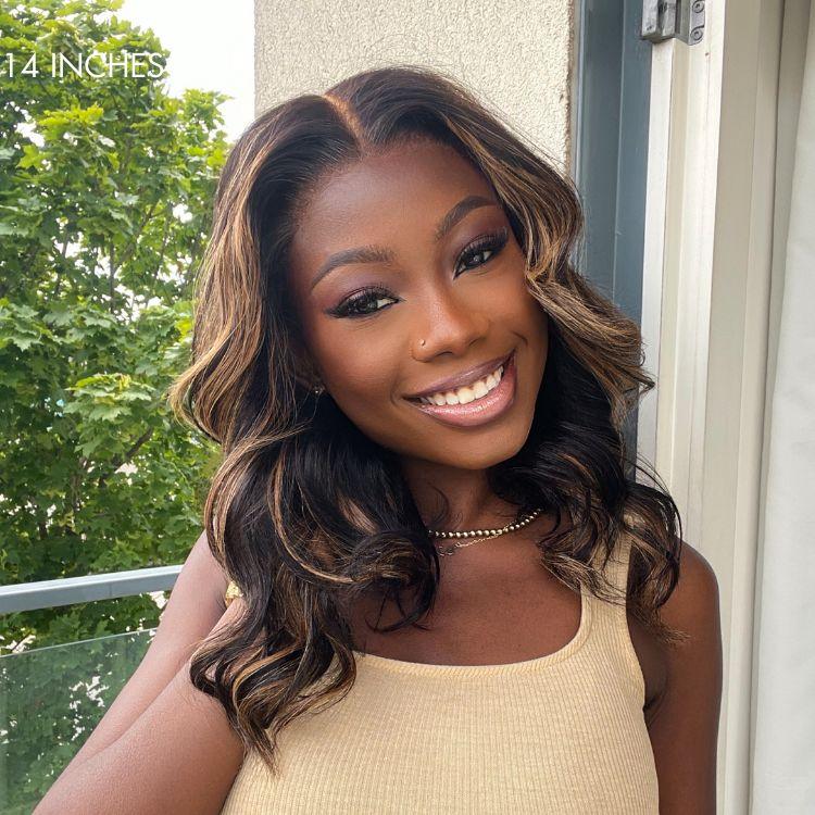 1B/HONEY BODY WAVE WIG