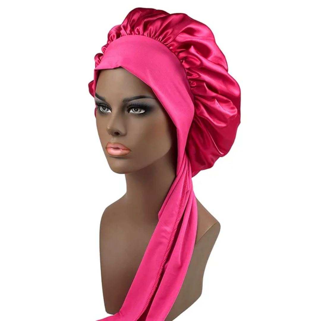 BONNET EN SATIN POUR CHEVEUX