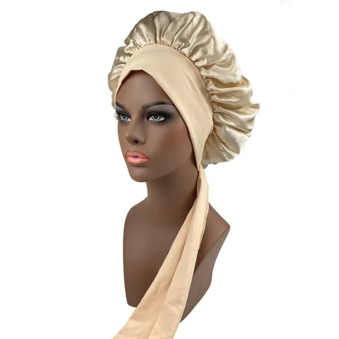 BONNET EN SATIN POUR CHEVEUX