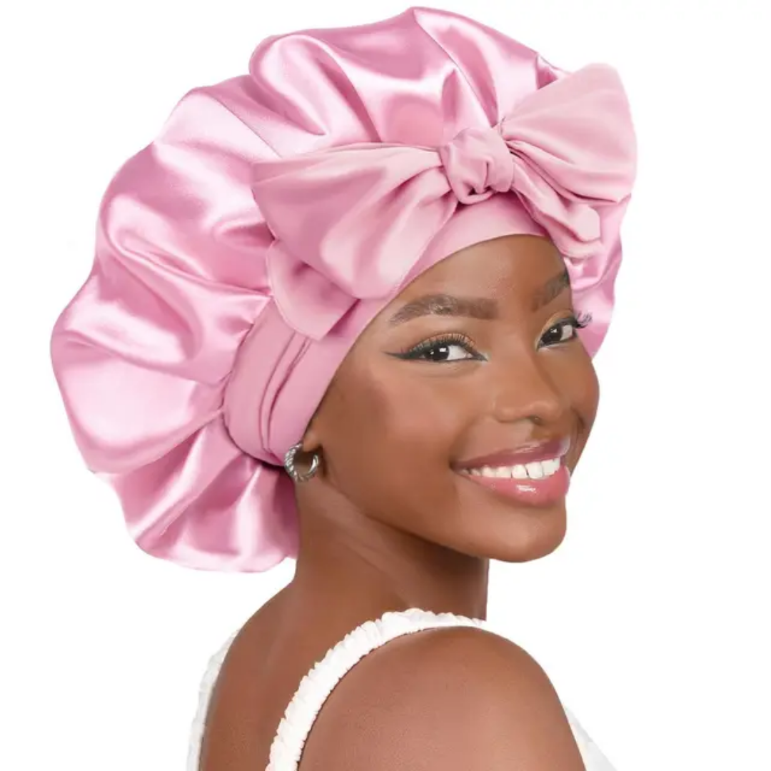 SATIN HAIR BONNET