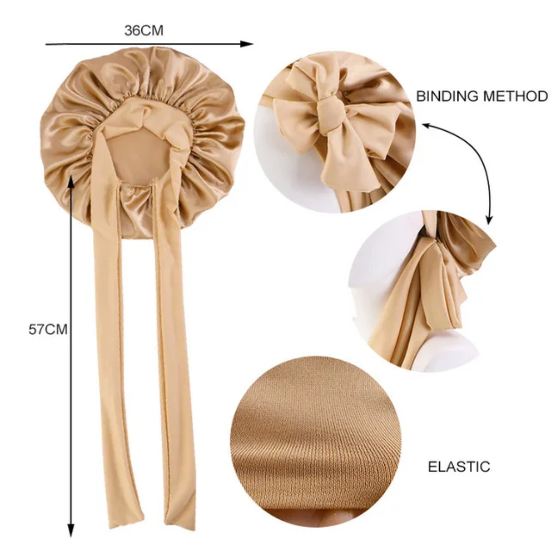 SATIN HAIR BONNET