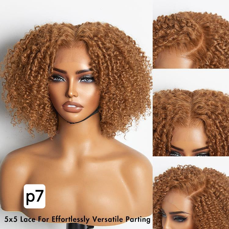 KINKY AFRO CURLY HONEY WIG