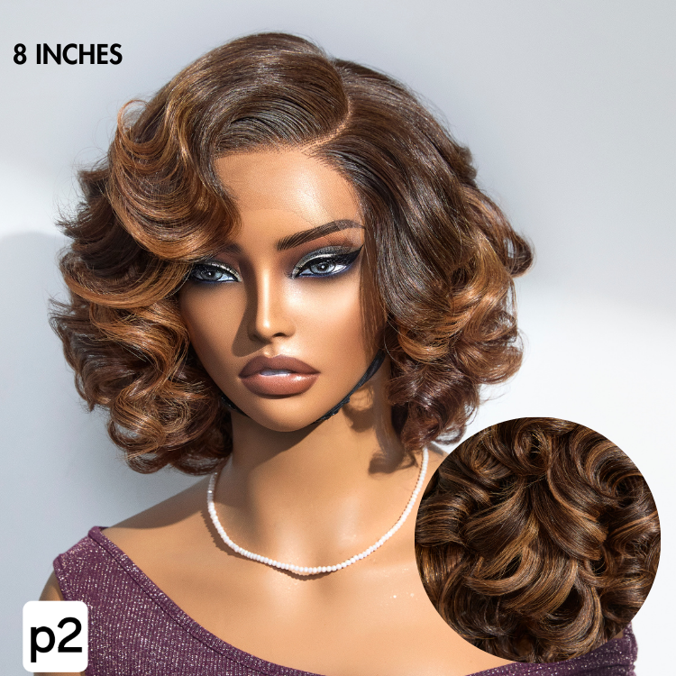 STRAIGHT BOB WIG CHESTNUT/HONEY