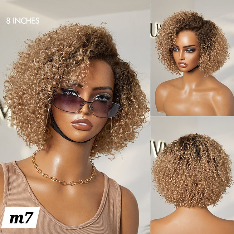 KINKY AFRO CURLY HONEY WIG