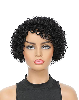 SHORT CURLY PIXIE WIG