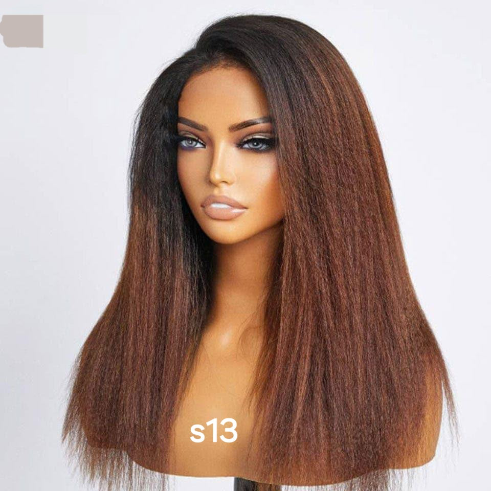 KINKY STRAIGHT WIG 1B/HONEY