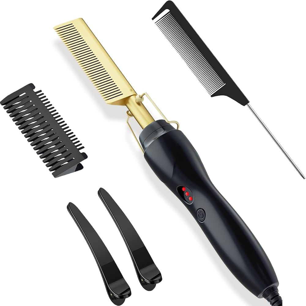 HEATED STRAIGHTENER COMB