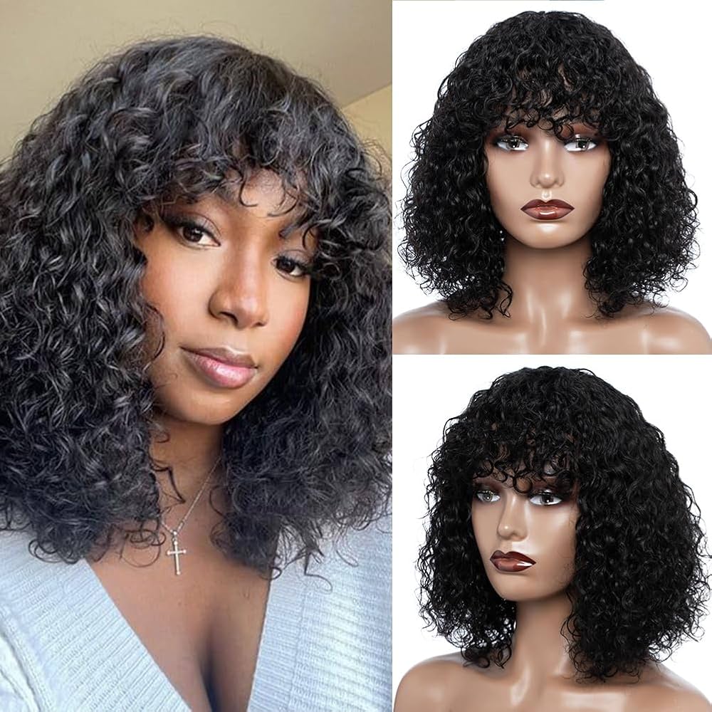 Curly Bob Wig