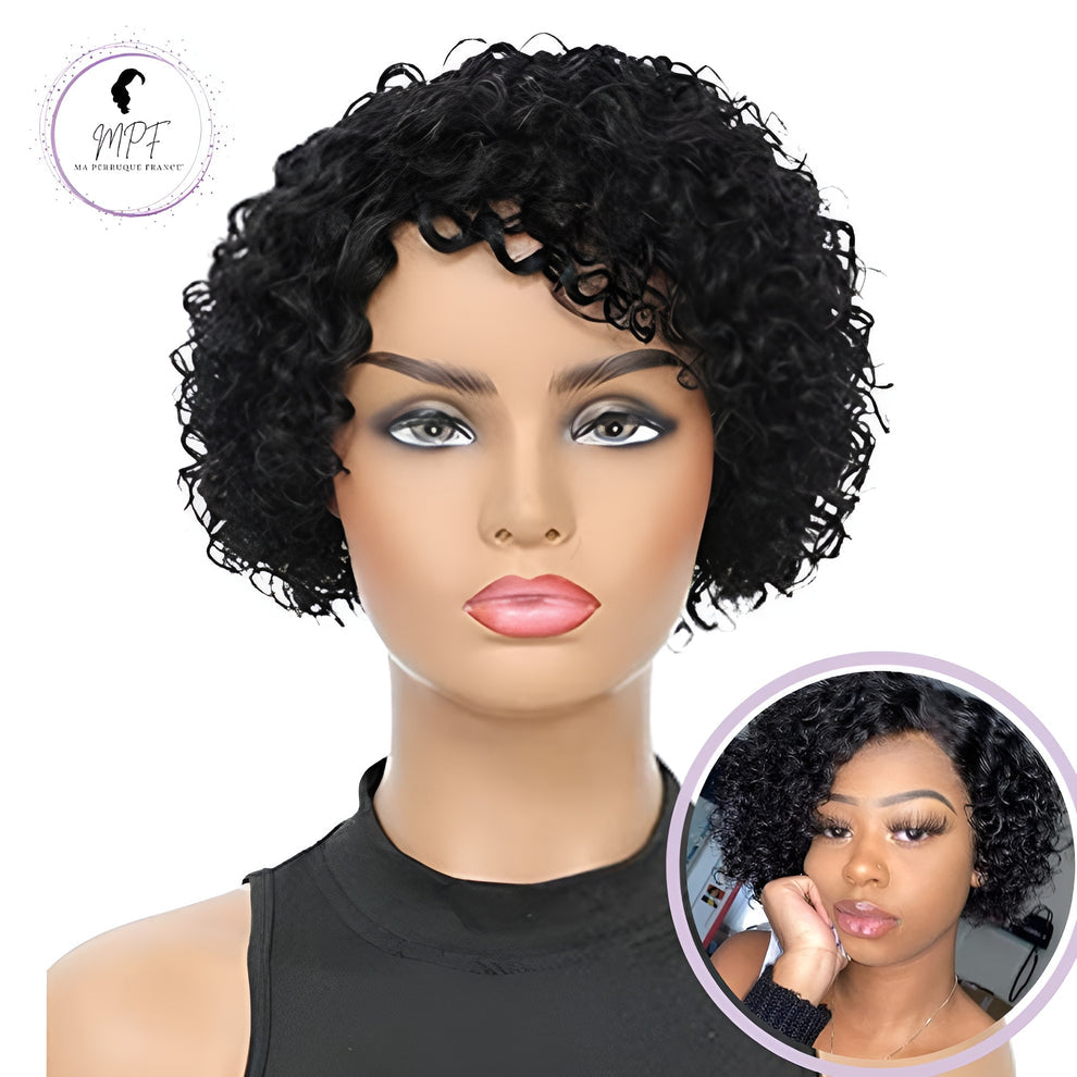 SHORT CURLY PIXIE WIG