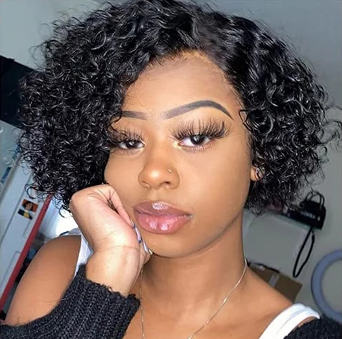 SHORT CURLY PIXIE WIG
