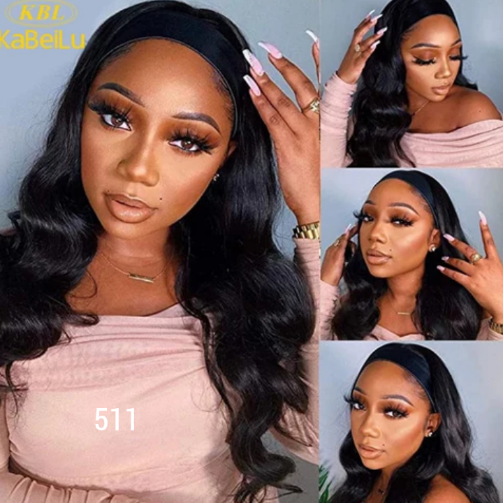 BODY WAVE HEADBAND WIG