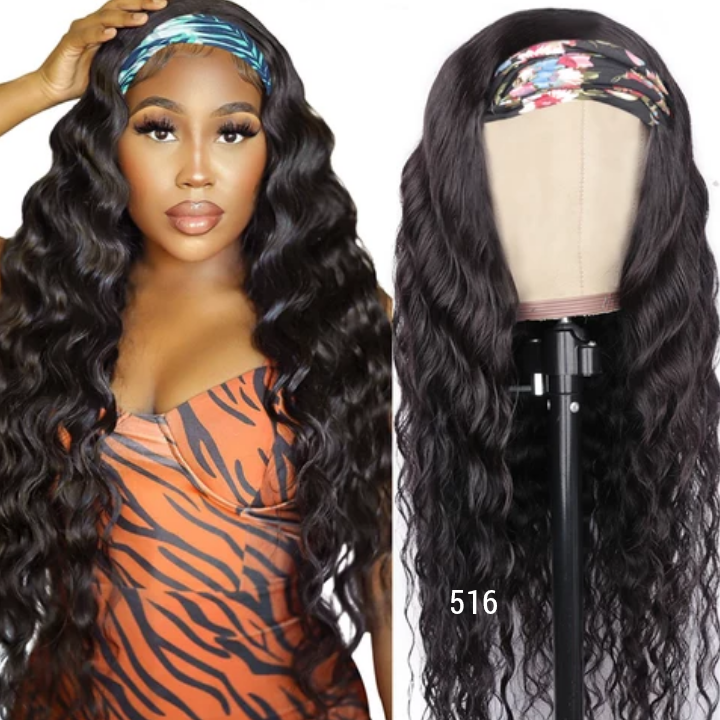 BODY WAVE HEADBAND WIG