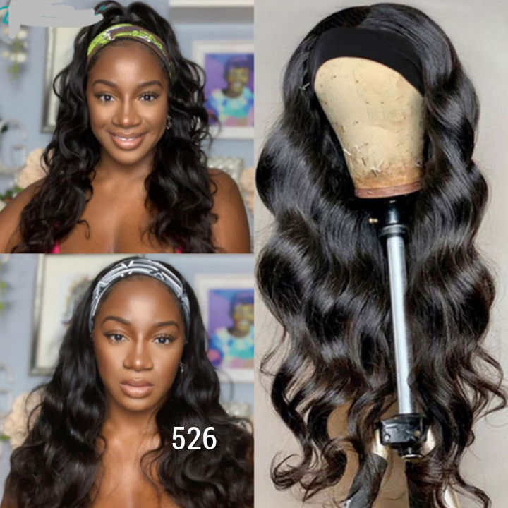 BODY WAVE HEADBAND WIG