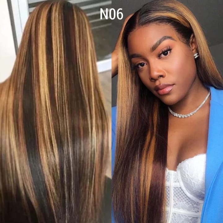 LONG STRAIGHT CHESTNUT / HONEY WIG