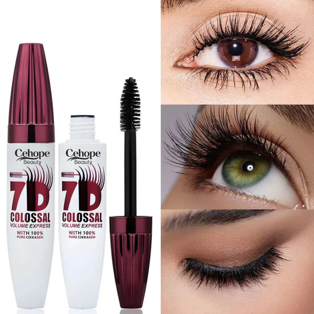Mascara 7D  Volume intense et cils longue tenue