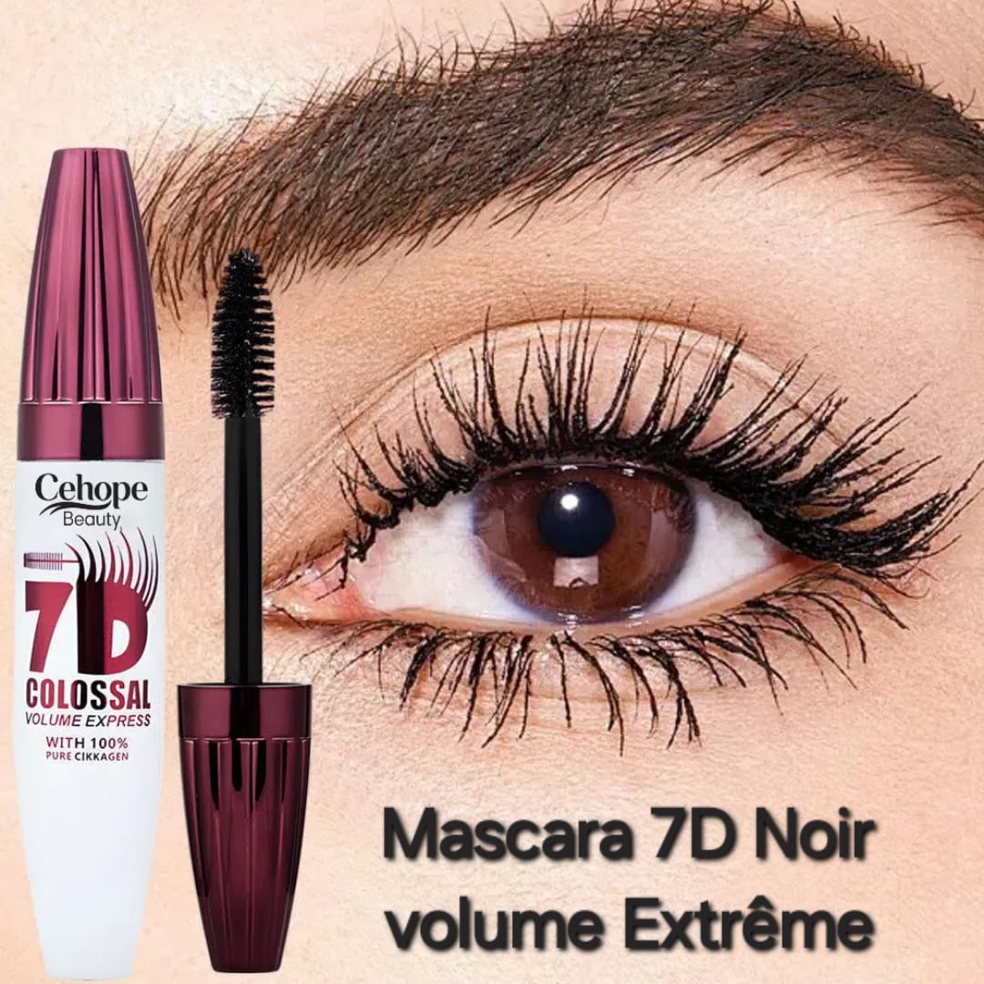 Mascara 7D  Volume intense et cils longue tenue