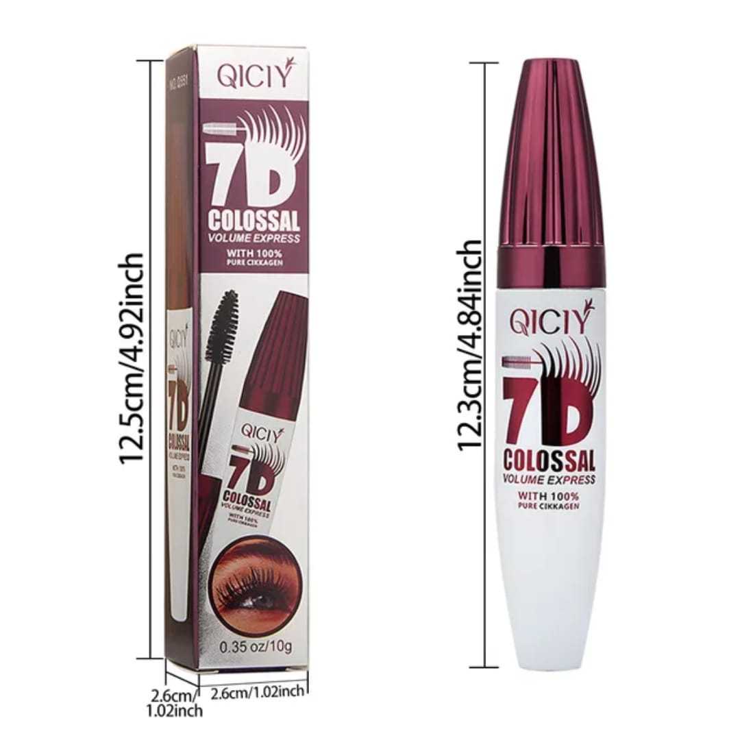 Mascara 7D  Volume intense et cils longue tenue