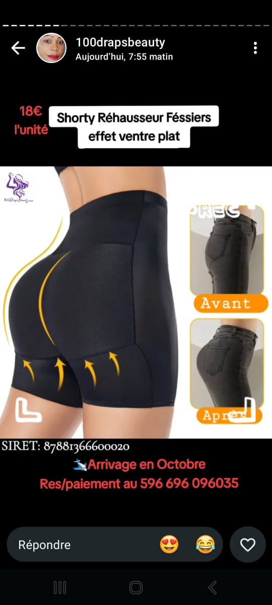 Gaine Ventre Plat & Effet Fessier