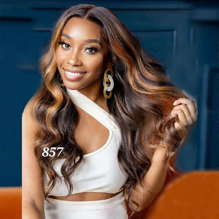 1B/HONEY BODY WAVE WIG