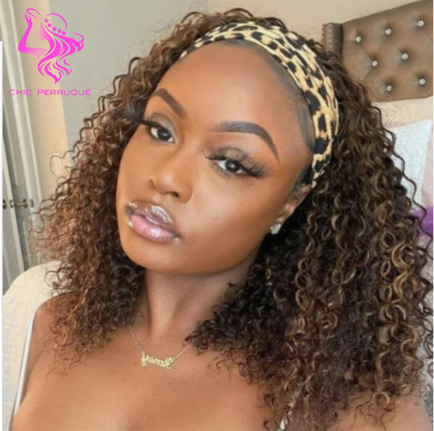 CURLY HEADBAND WIG